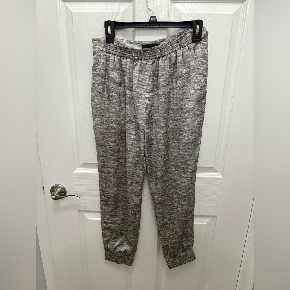Alexander Wang size 4 gray silk jogger pants